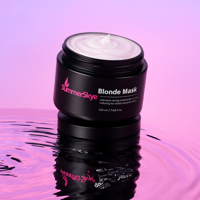 purple hair mask